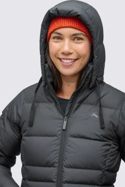 Macpac Women's Aurora Long Hooded Down Coat