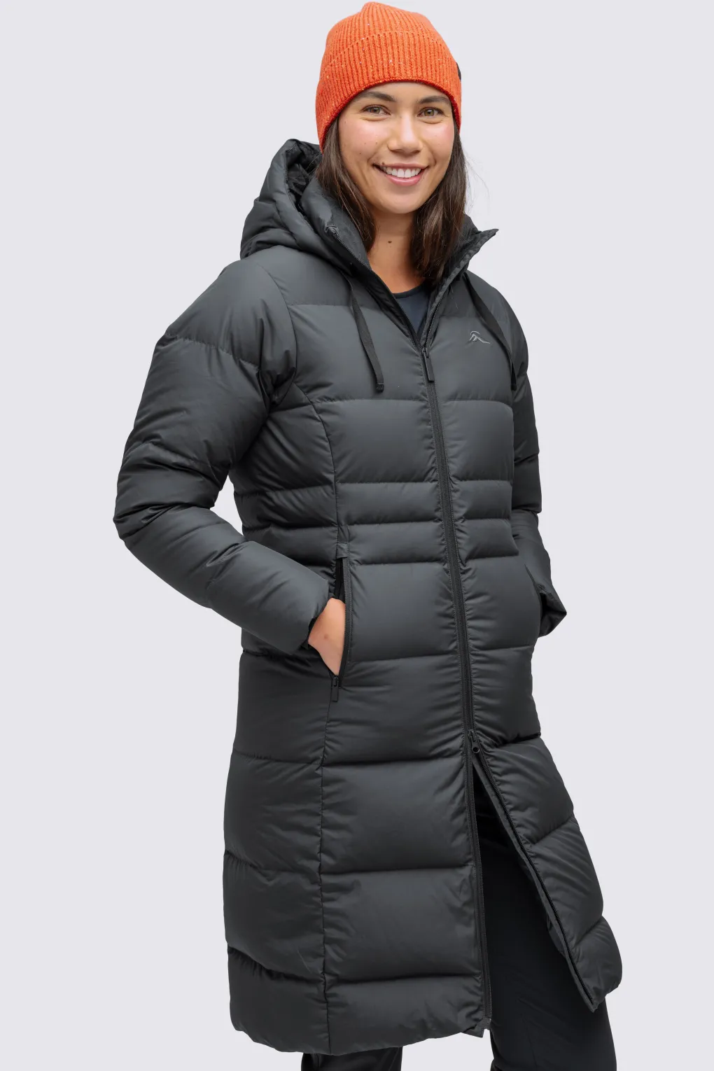 Macpac Women's Aurora Long Hooded Down Coat