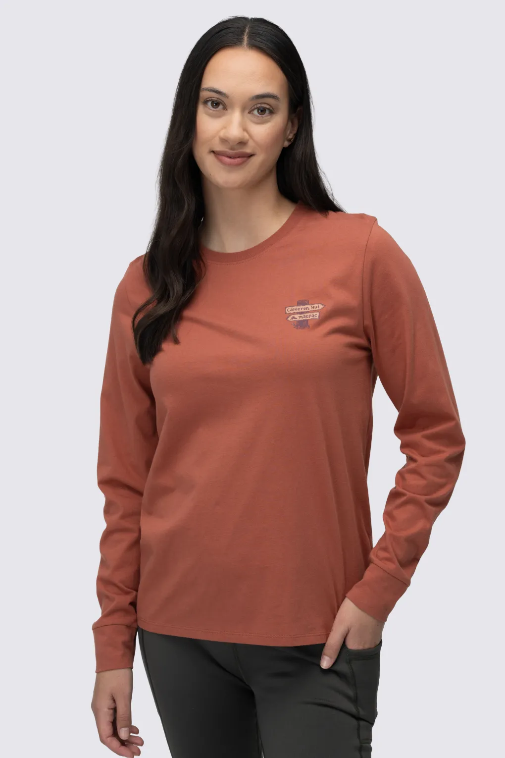 Macpac Women's Cameron Hut Fairtrade Organic Cotton Long Sleeve T-Shirt