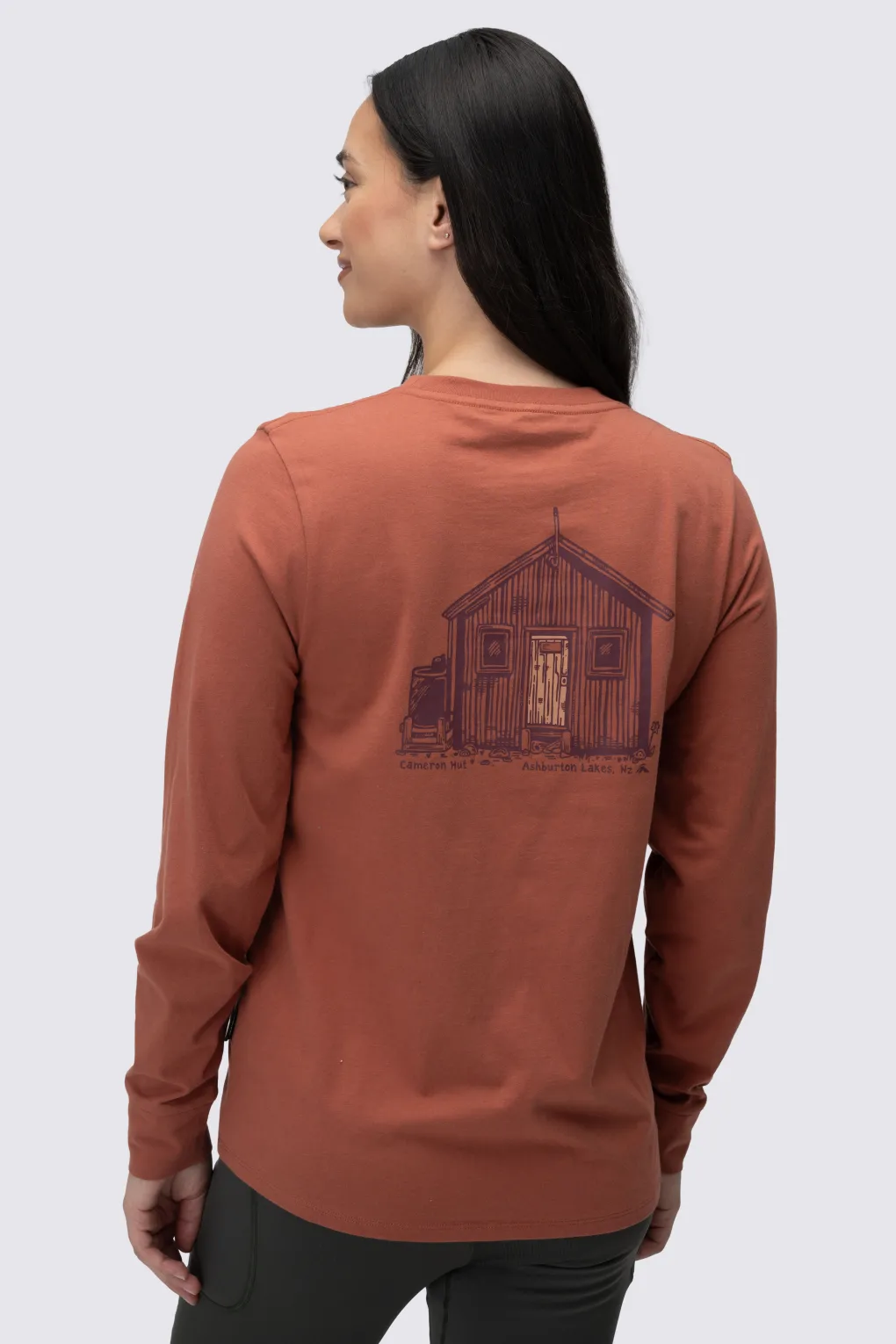 Macpac Women's Cameron Hut Fairtrade Organic Cotton Long Sleeve T-Shirt