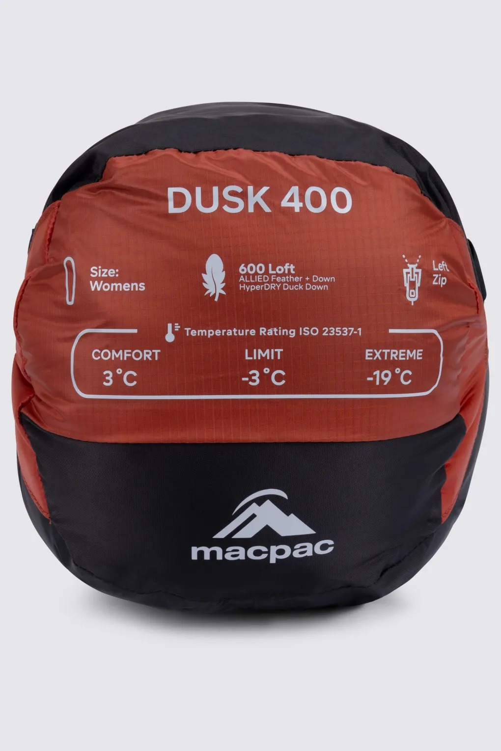 Macpac Women's Dusk 400 Down Sleeping Bag (3°C)