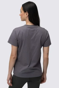 Macpac Women's Vintage Embroidered Fairtrade Organic Cotton T-Shirt
