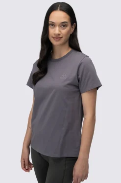 Macpac Women's Vintage Embroidered Fairtrade Organic Cotton T-Shirt