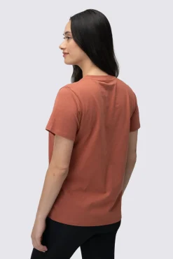 Macpac Women's Vintage Embroidered Fairtrade Organic Cotton T-Shirt