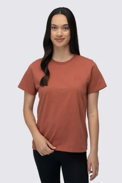 Macpac Women's Vintage Embroidered Fairtrade Organic Cotton T-Shirt