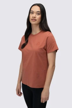 Macpac Women's Vintage Embroidered Fairtrade Organic Cotton T-Shirt