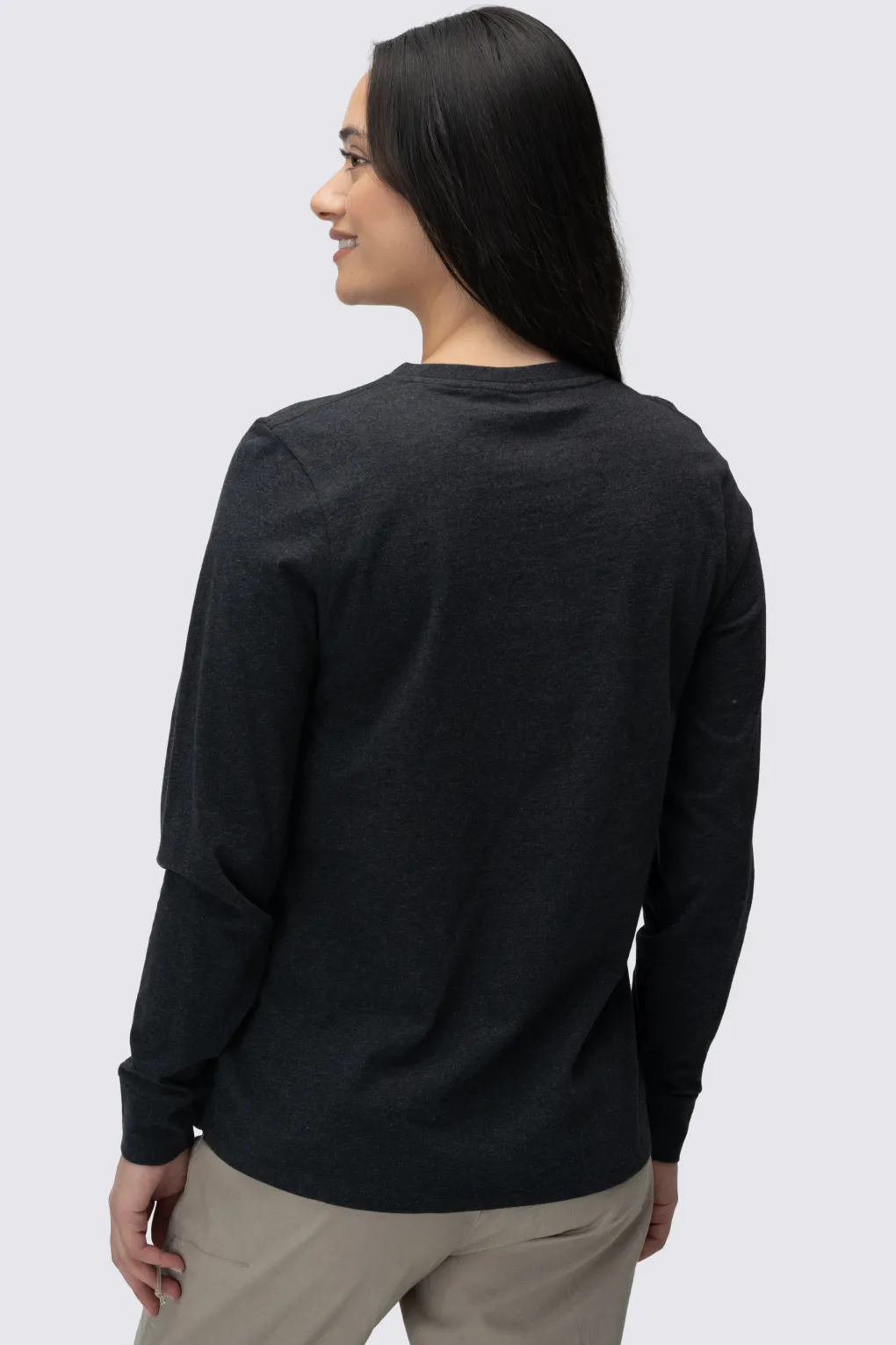 Macpac Women's Vintage Embroidered Fairtrade Organic Cotton Long Sleeve T-Shirt