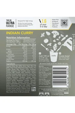Radix Nutrition Ultra 800Kcal Meal Indian Curry 159g