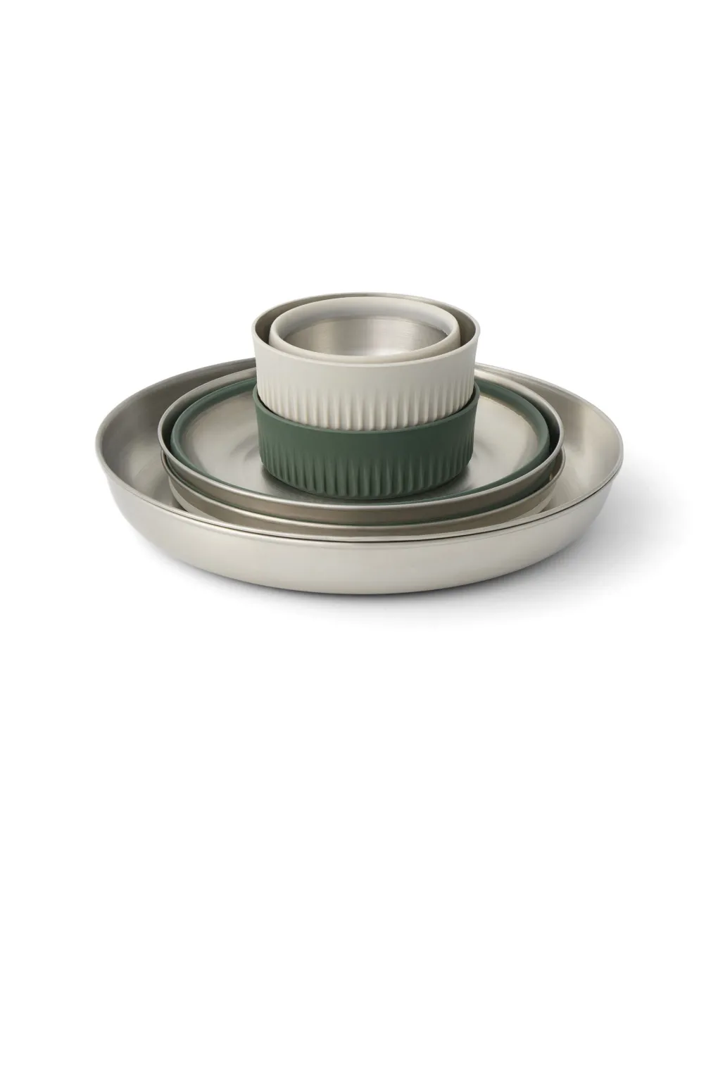 Sea to Summit Detour Stainless Steel 2 Person Collapsible Dinnerware Set
