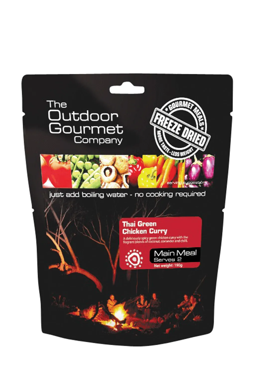 The Outdoor Gourmet Company Thai Green Chicken Curry —190 g