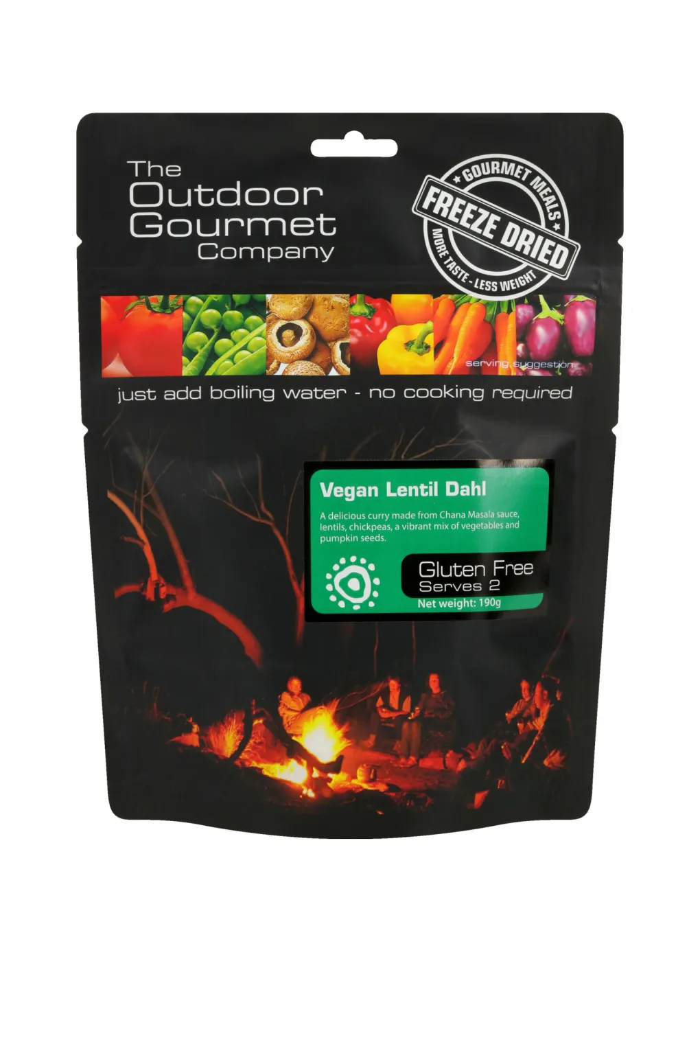 The Outdoor Gourmet Company Vegan Lentil Dahl —190 g