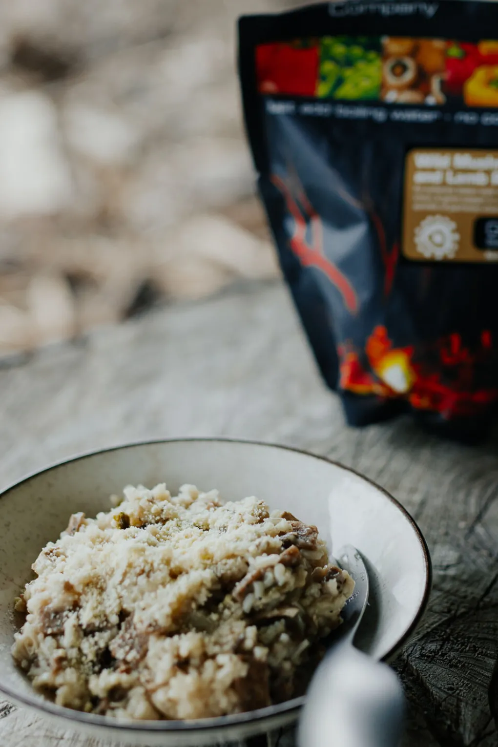 The Outdoor Gourmet Company Wild Mushroom and Lamb Risotto —190 g