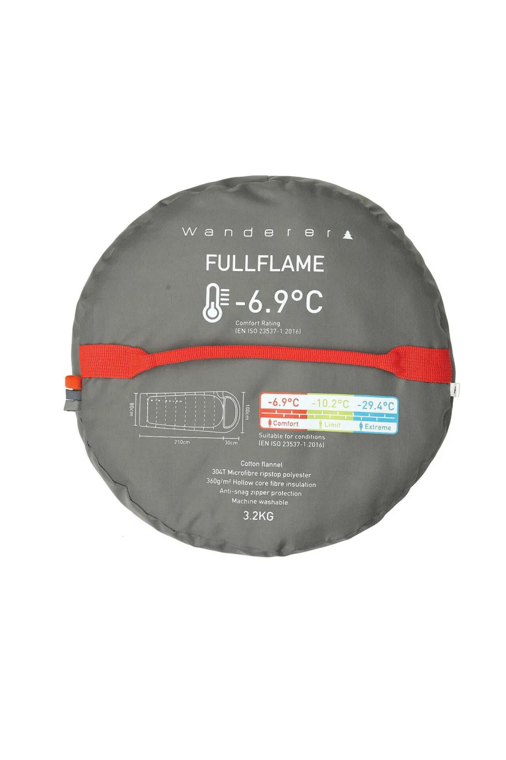 Wanderer FullFlame Hooded Sleeping Bag (-6.9°C)
