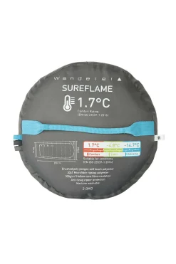 Wanderer SureFlame Camper Sleeping Bag (1.7°C )