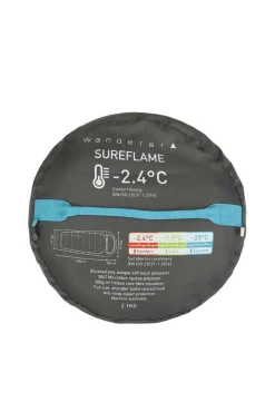 Wanderer SureFlame Hooded Sleeping Bag ( -2.4°C)